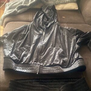 Garage Black Hooded Jacket